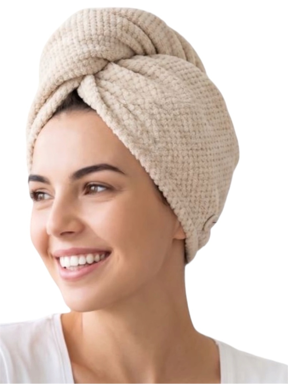 Microfiber Turban for Women, Super Absorbent Quick Dry Anti Frizz Large Wrap